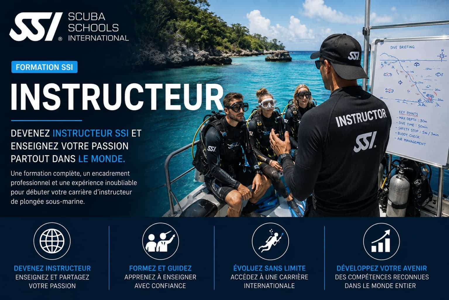 Formation Instructeur SSI ITC à Panglao Philippines
