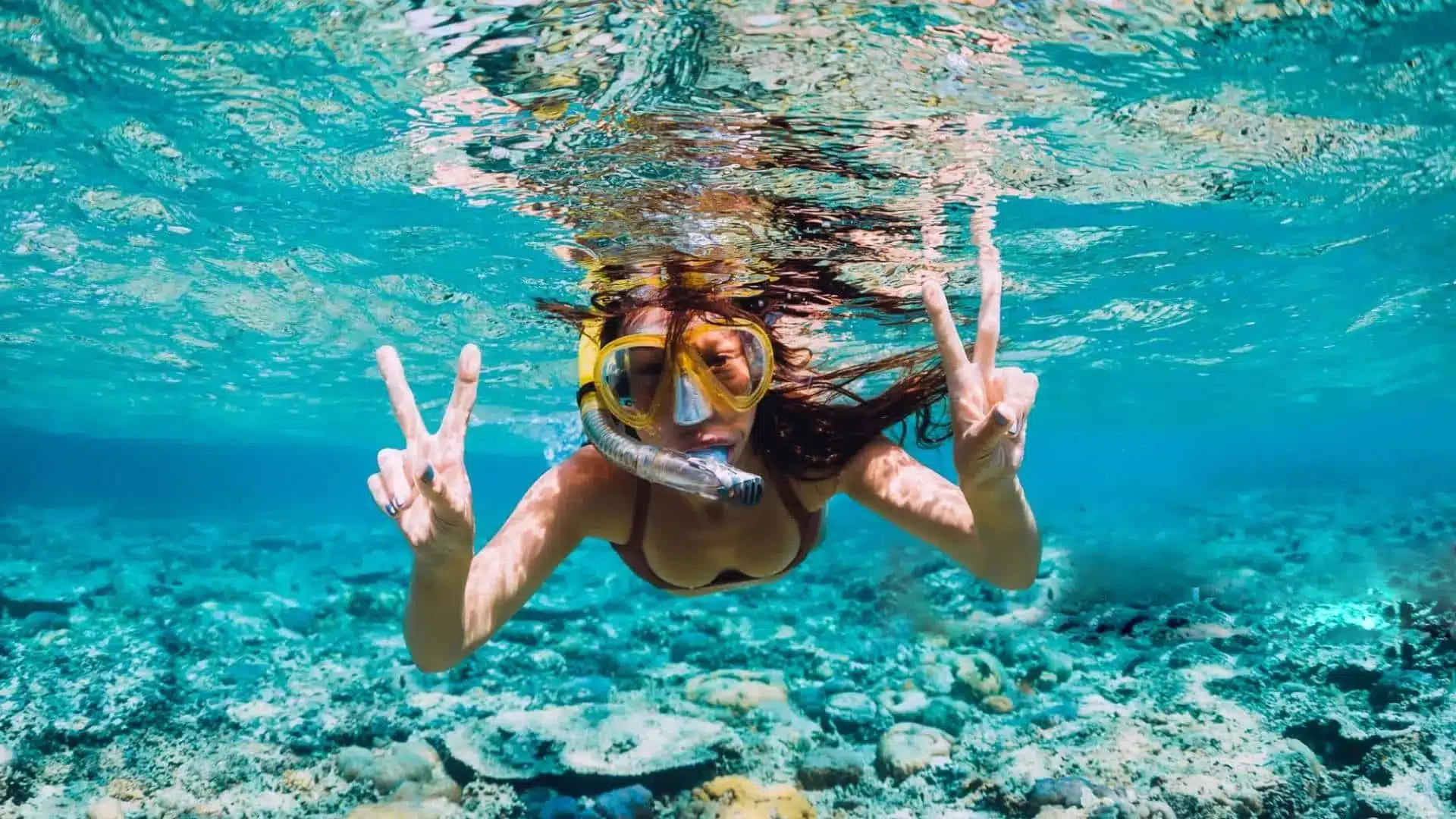 Snorkeling à Bohol dans les eaux tropicales de Panglao aux Philippines